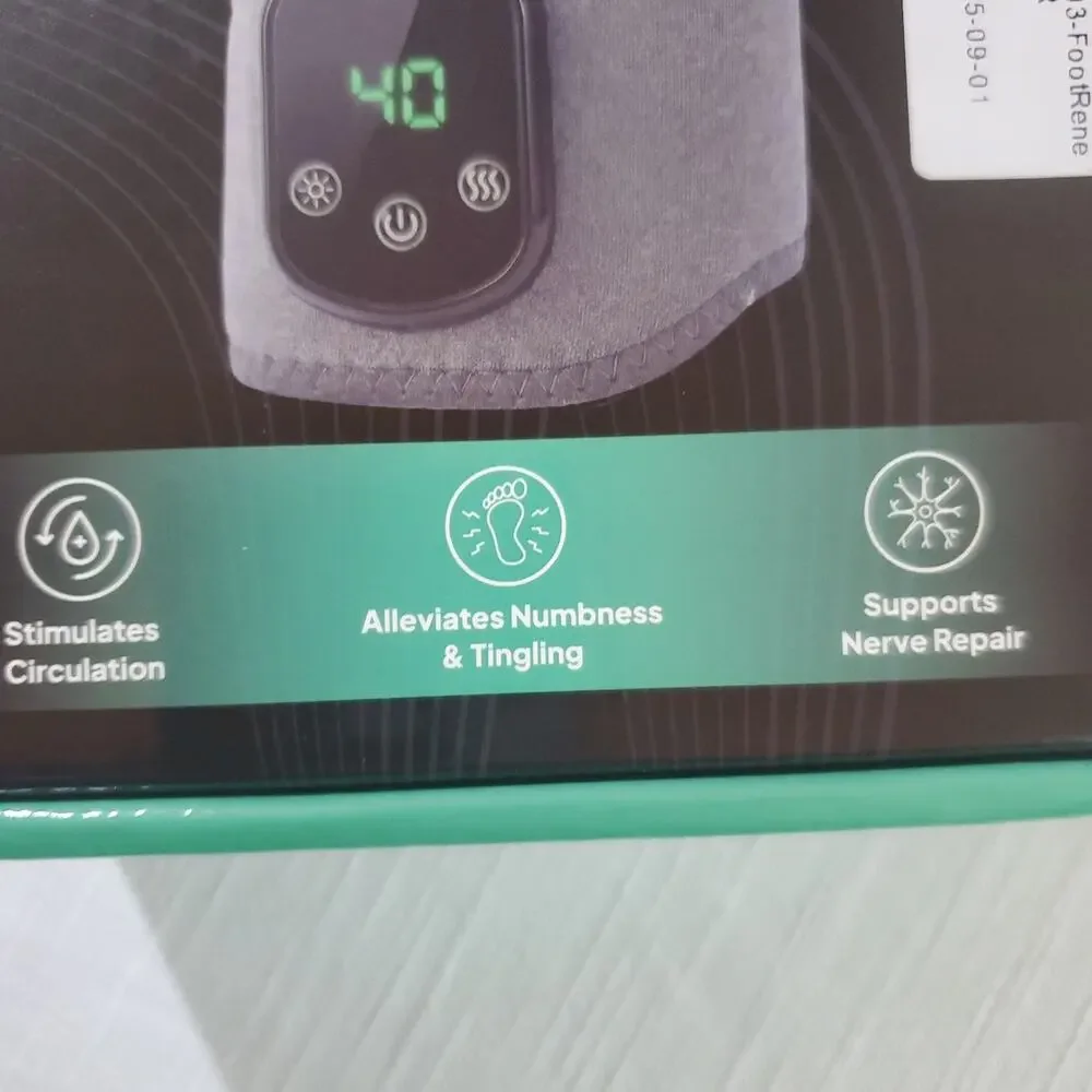 Rejuvacare FootRenew 3-in-1 Foot & Ankle Massager Electric Shiatsu Heat Relief